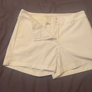Nike white golf shorts size 4. Worn once